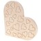 Good Wood By Leisure Arts Shape Heart W/ Hearts 6.75"X 6.13"X .5", Wooden Shapes, Wood Shapes, Wooden Shapes Wall Decor, Large Small Shapes For Crafts